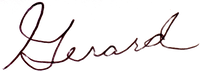 Gerard Signature